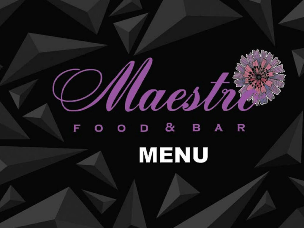 maestro sunny beach menu