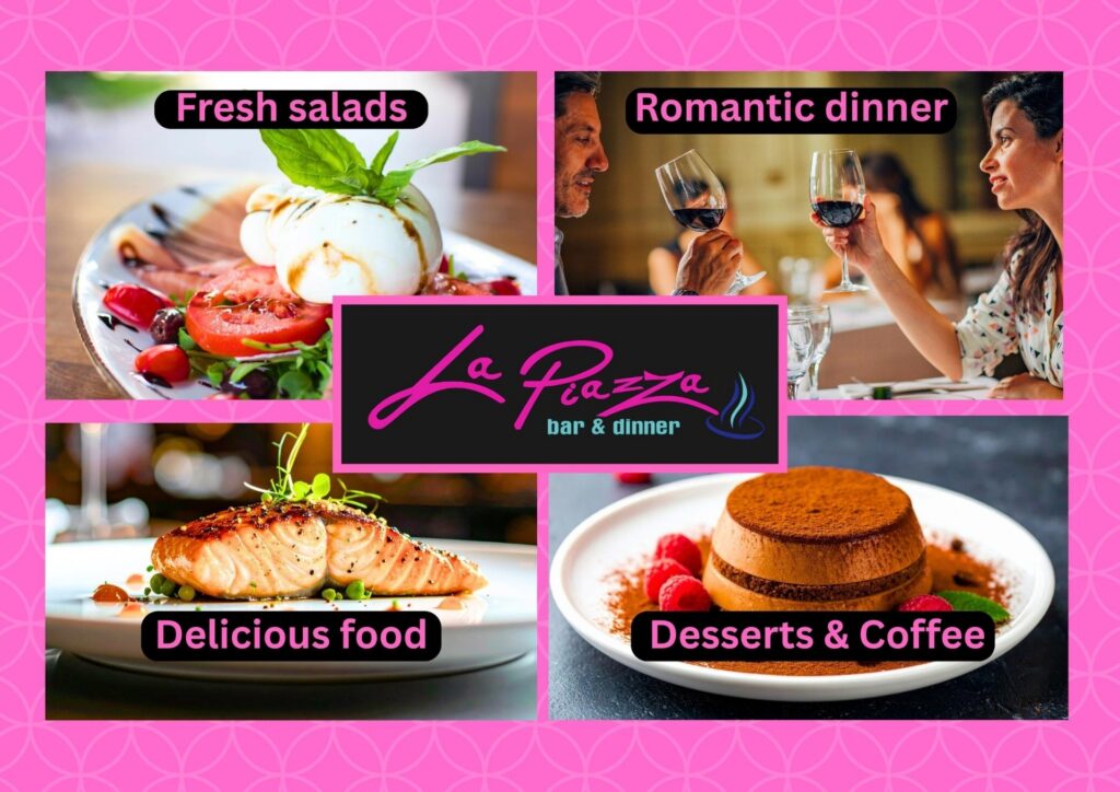 Sunny Beach best romantic restaurant offering fresh seafood, delicious food, desserts and coffee in Sunny Beach Bulgaria